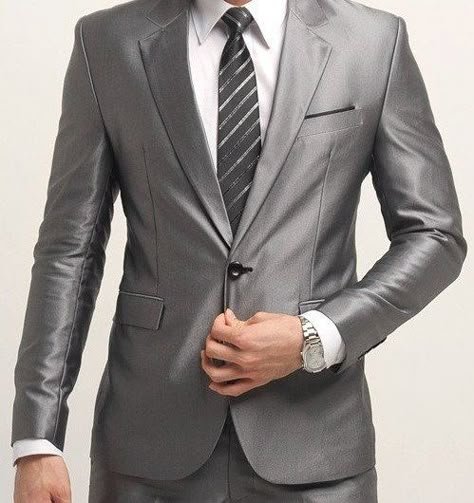 Terno Gris Plata